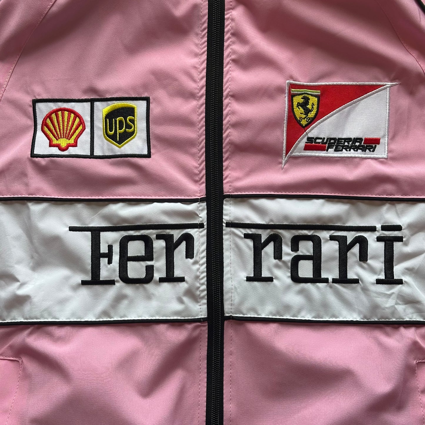 Pink Ferrari Racing Jacket