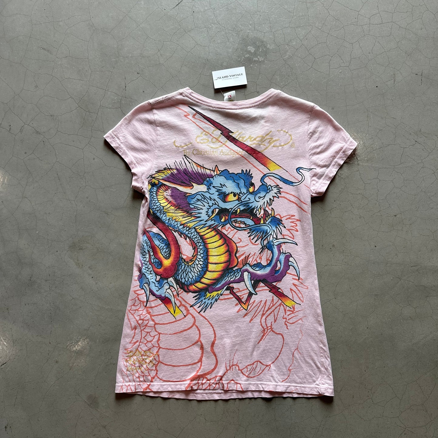 Vintage Ed Hardy Dragon Tee