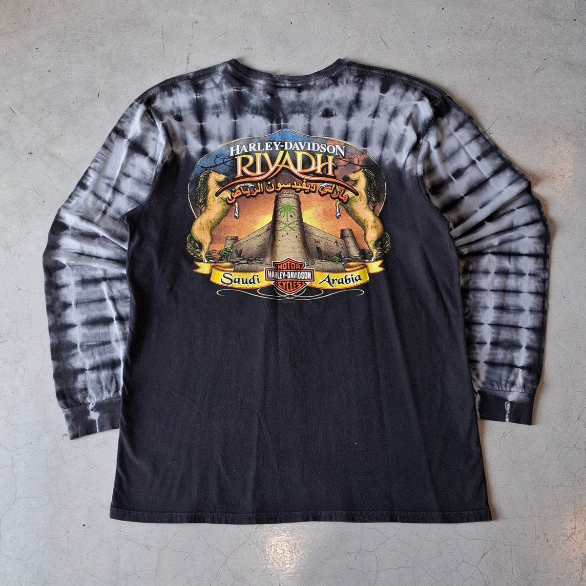 2014 Harley Davidson Riyadh Tie-Dye Longsleeve