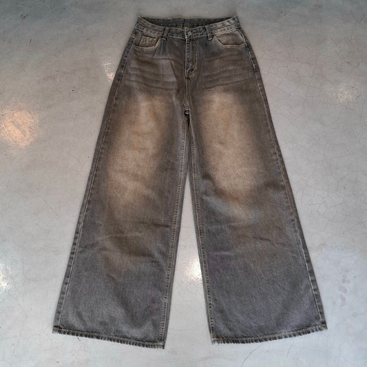 Promthong Dark Wash Baggy Jeans