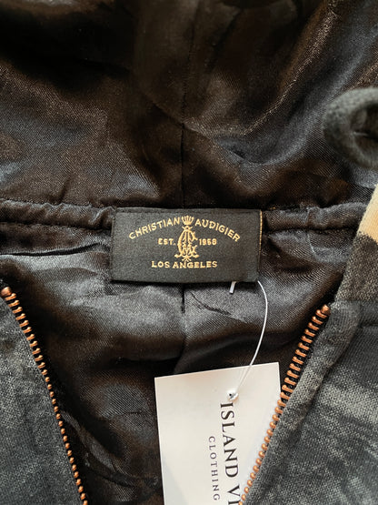 Y2K Christian Audigier Black Zip-up Jacket