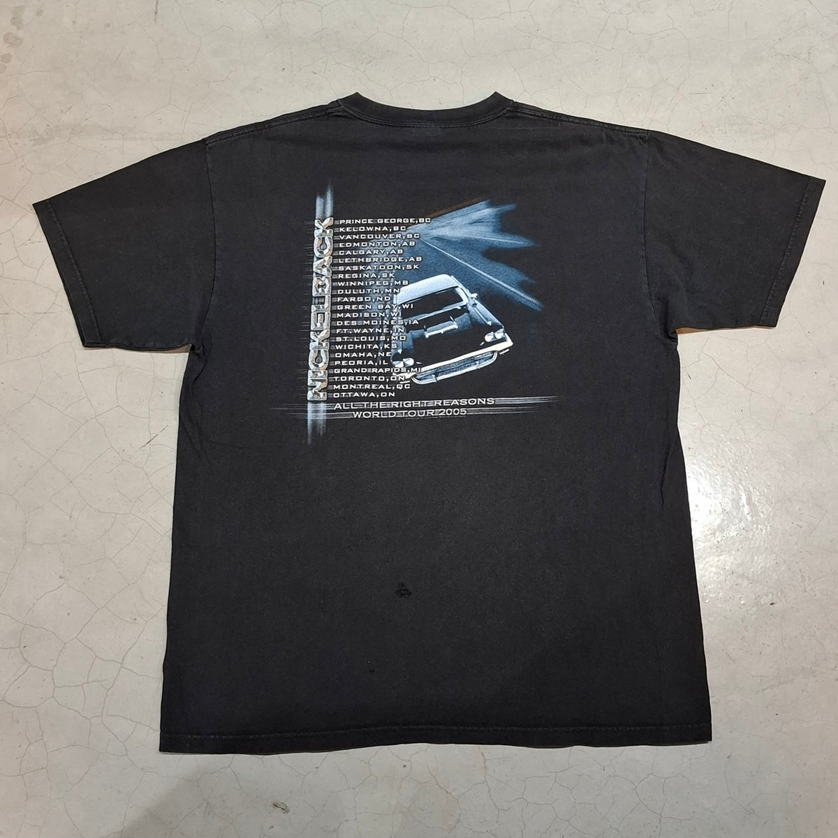Vtg Nickelback 2005 Tour Tee