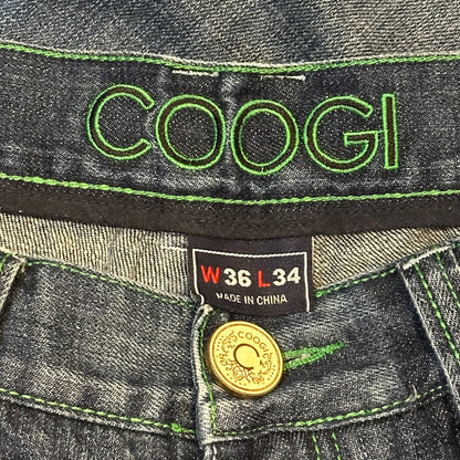 Y2k Coogi Anchor Embroidered Jeans