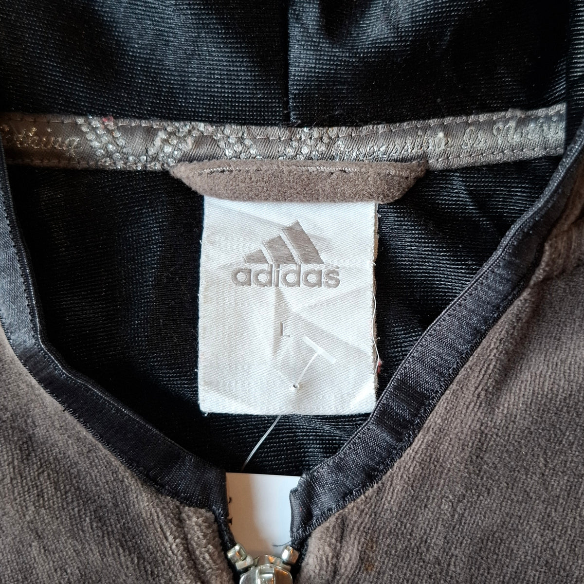 Early 2000's Adidas "Let's Groove" Velour Jacket