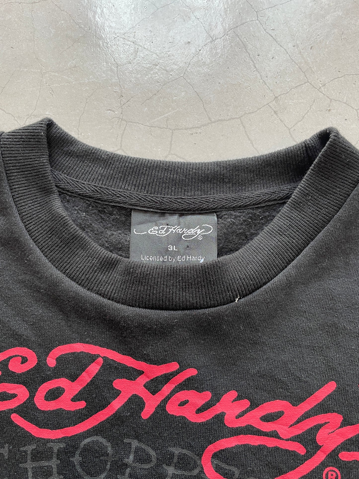 Ed Hardy California Biker Crewneck