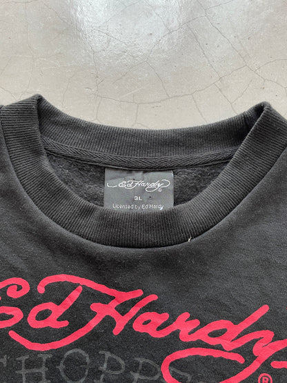 Ed Hardy California Biker Crewneck