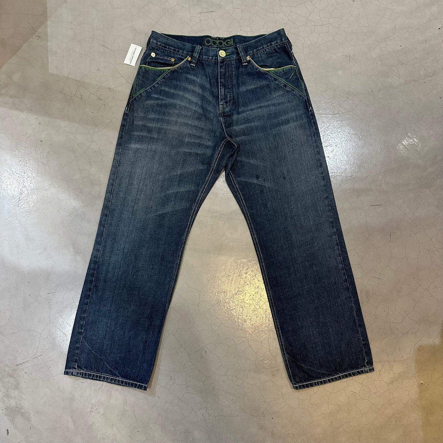 Y2k Coogi Anchor Embroidered Jeans