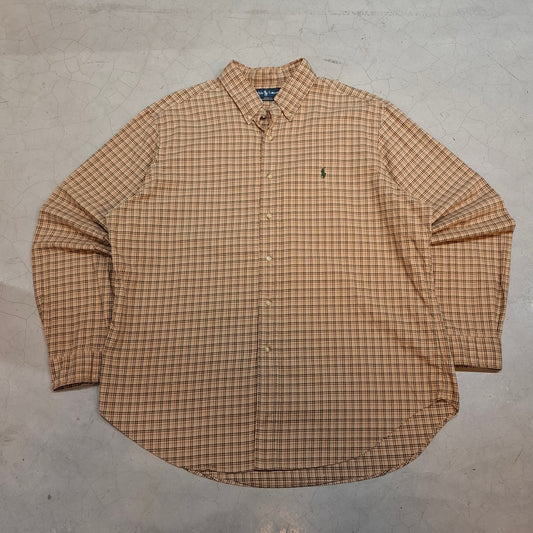 Polo Ralph Lauren Brown Plaid Button-up Shirt