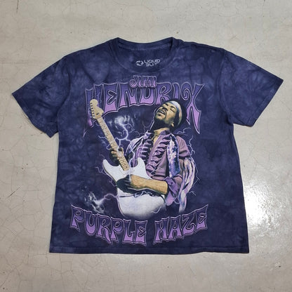Liquid Blue Jimi Hendrix Purple Haze Tie-Dye Tee