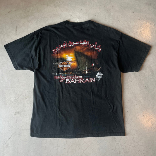 Vtg 2003 Harley Davidson Bahrain Pocket Tee