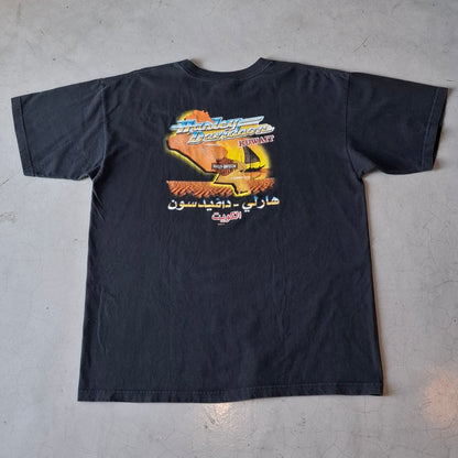 Vtg 2004 Harley Davidson Kuwait Tee