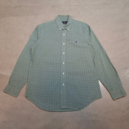 Polo Ralph Lauren Green Plaid Button-up Shirt