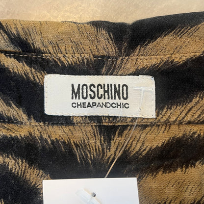 Vtg Moschino CheapAndChic Tiger Stripe Top