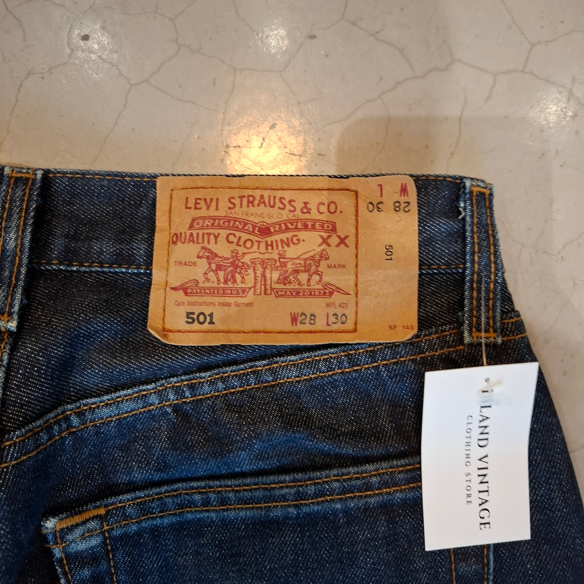 Vtg Levi's 501 Dark Indigo Jeans