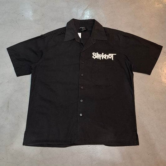 Vtg Bootleg Slipknot Button Up