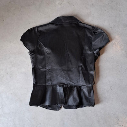 Y2K Silk Short Sleeved Blazer