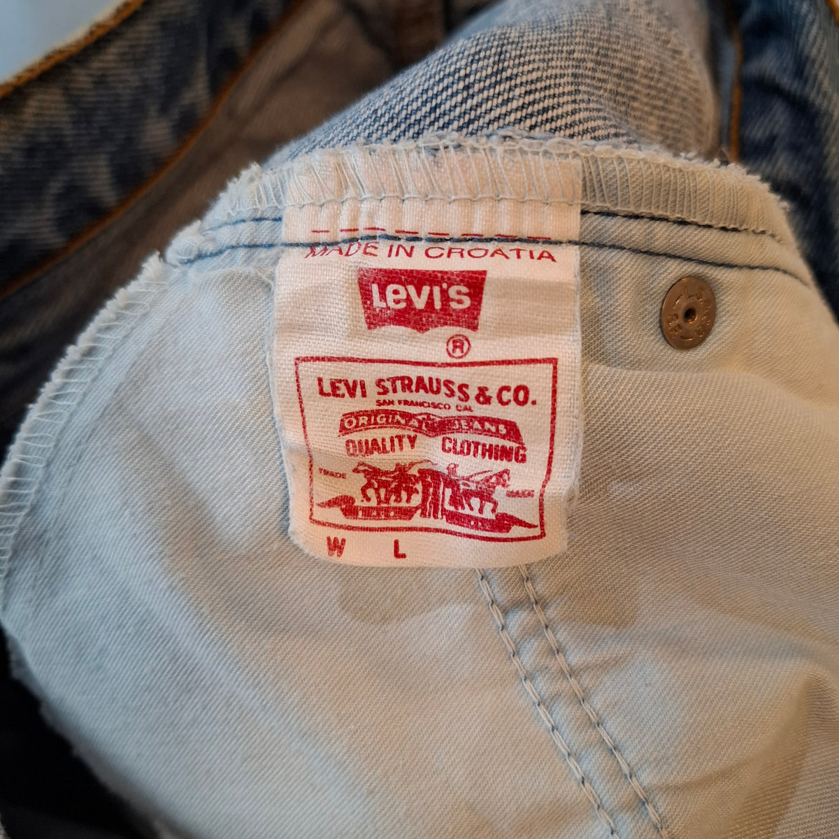 Vtg Levi's 501 Orange Tab Jeans