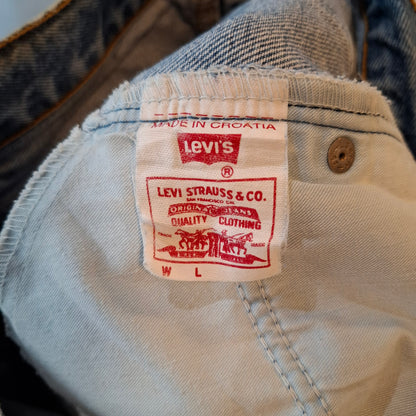 Vtg Levi's 501 Orange Tab Jeans
