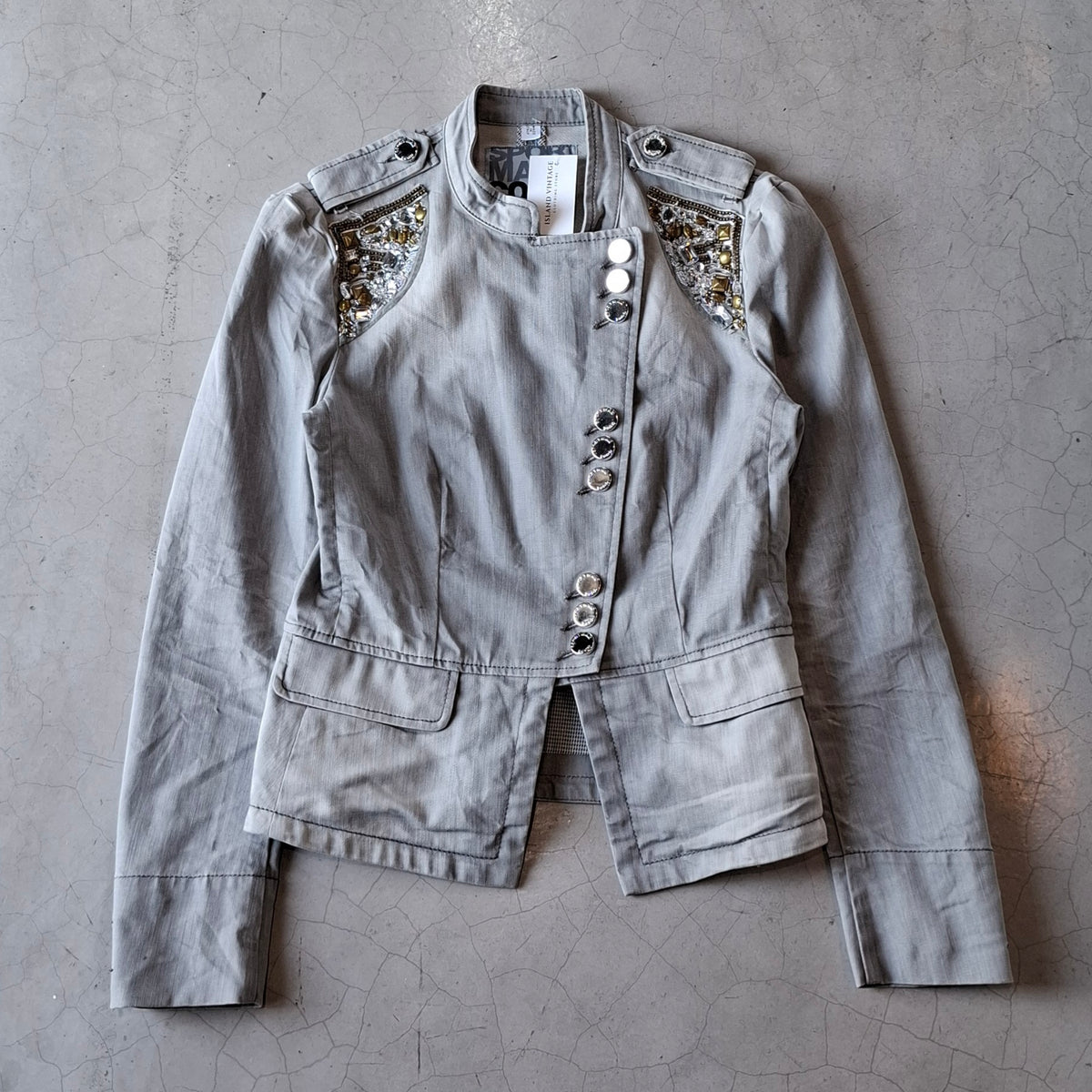 Sport Max Code Military Denim Jacket