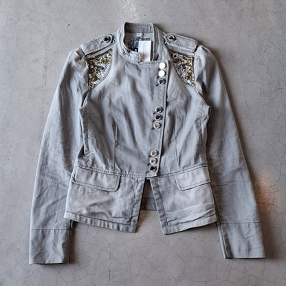 Sport Max Code Military Denim Jacket