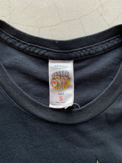 Y2K Ed Hardy Rhinestones Skull Top