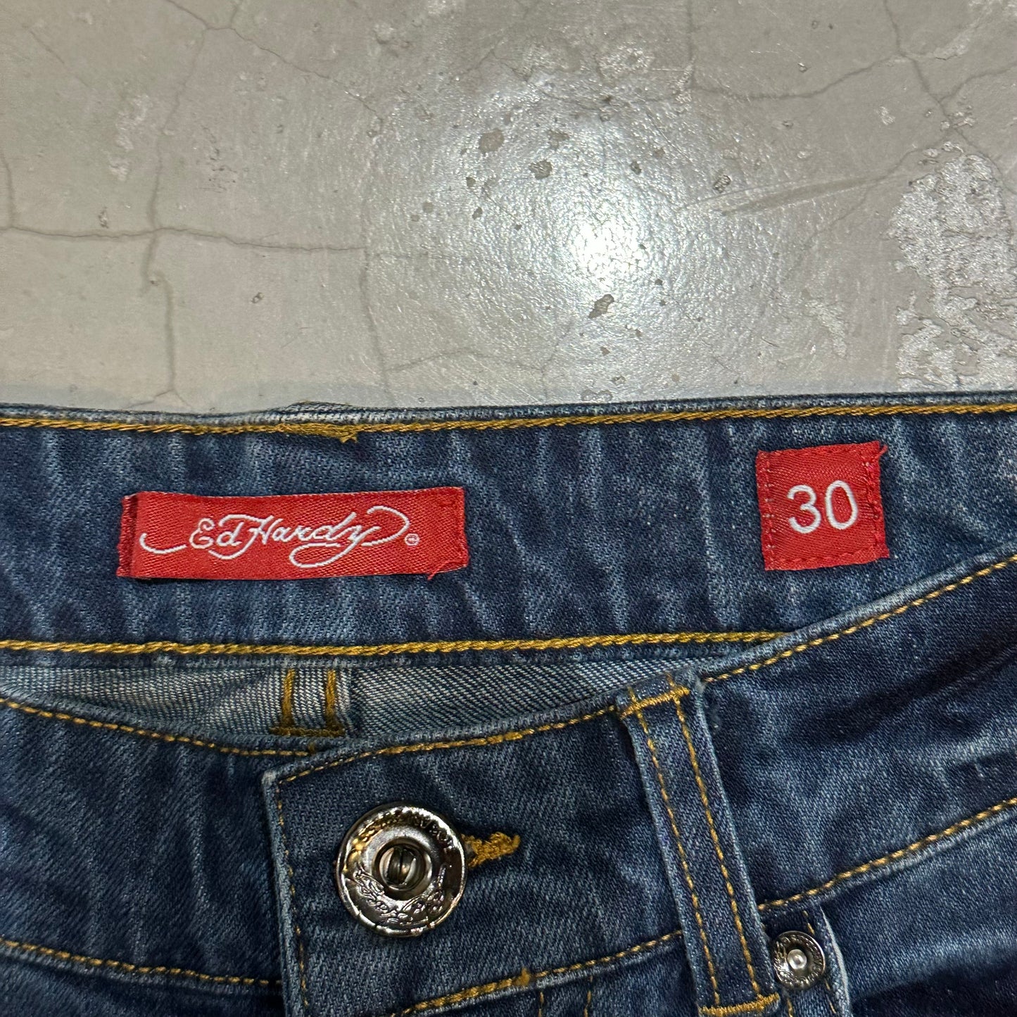 Vintage Y2K Ed Hardy Jorts