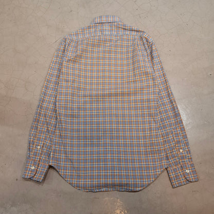Polo Ralph Lauren Plaid Orange/Blue Button-Up Shirt