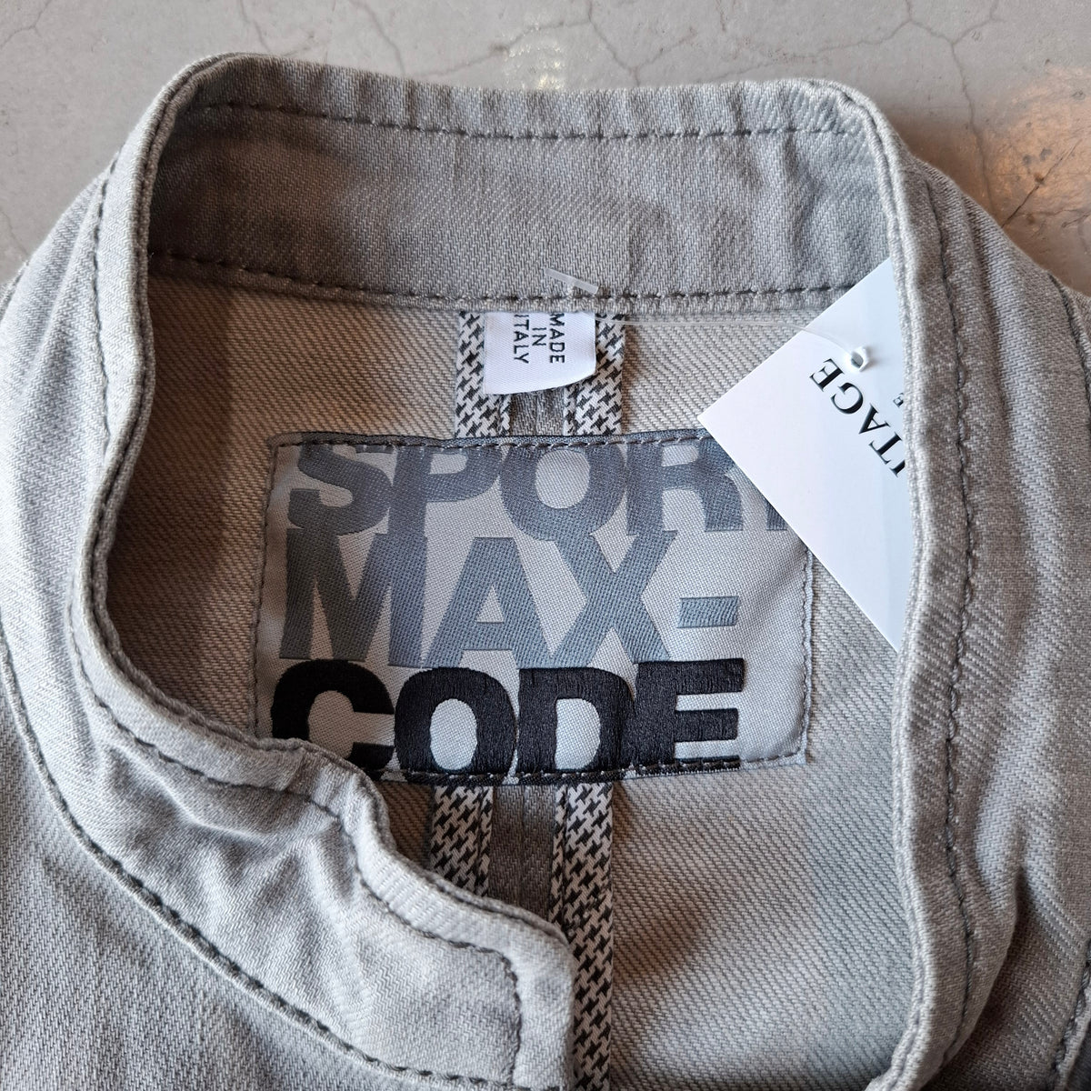 Sport Max Code Military Denim Jacket