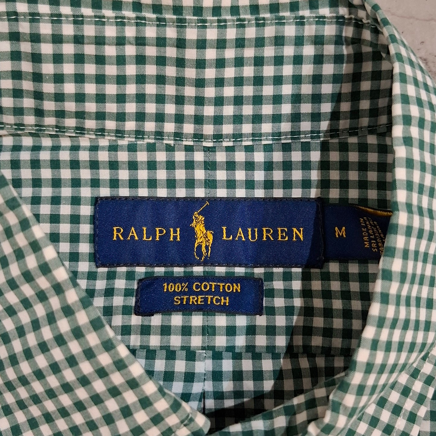 Polo Ralph Lauren Green Plaid Button-up Shirt