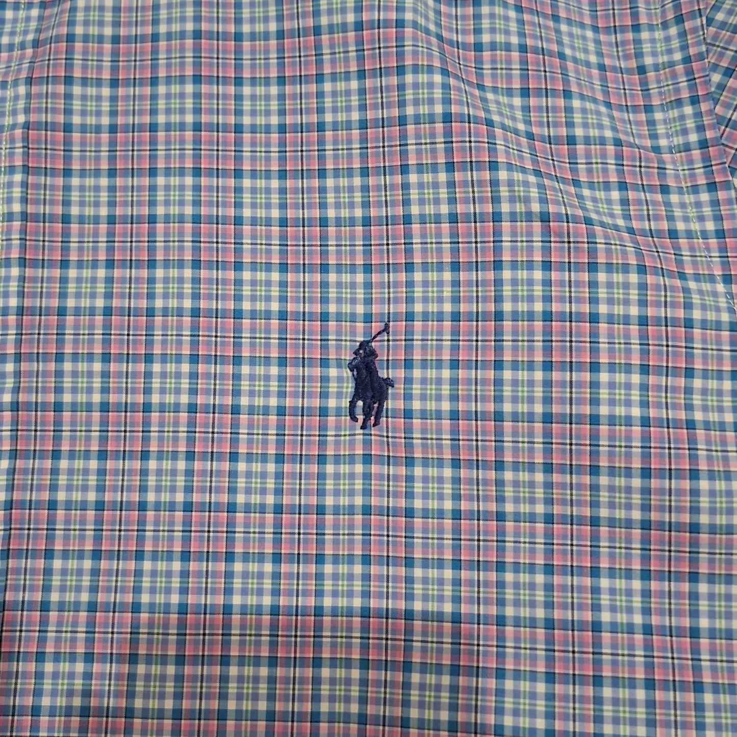 Polo Ralph Lauren Blue/Pink Button-up Shirt