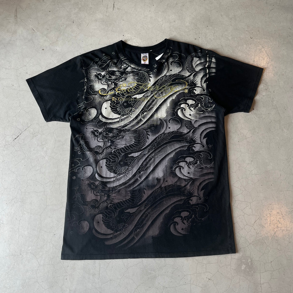 Y2K Ed Hardy Dragon Tee