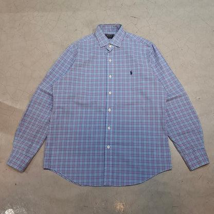 Polo Ralph Lauren Blue/Pink Button-up Shirt