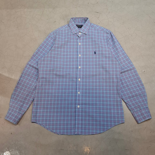 Polo Ralph Lauren Blue/Pink Button-up Shirt