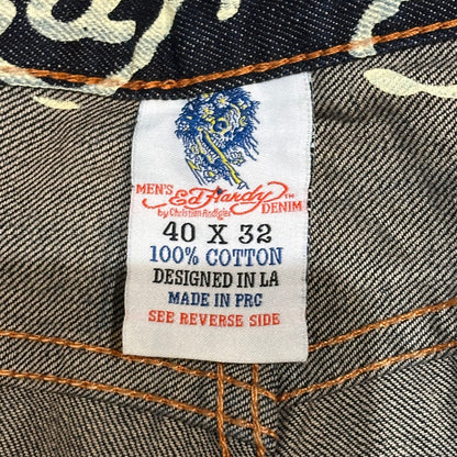 Y2K Ed Hardy Skull Jeans