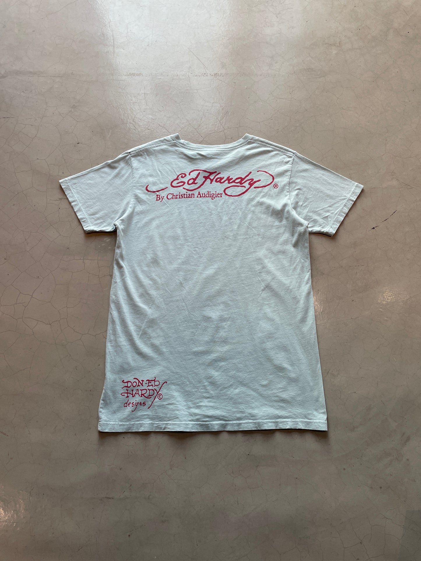 Y2K Ed Hardy Mermaid Tee