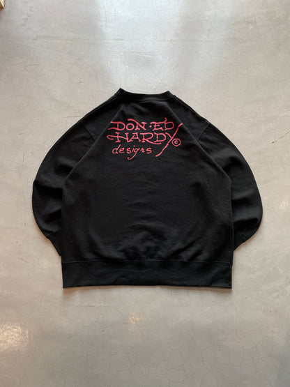Ed Hardy California Biker Crewneck