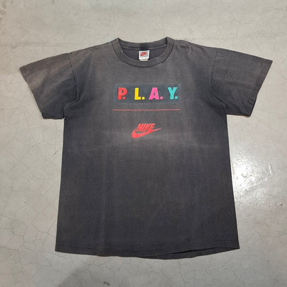Vtg 90s Nike Let Us Play Tee
