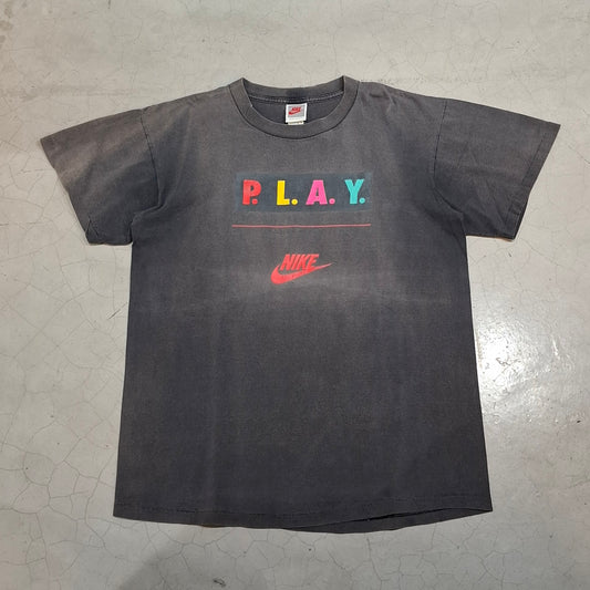 Vtg 90s Nike Let Us Play Tee