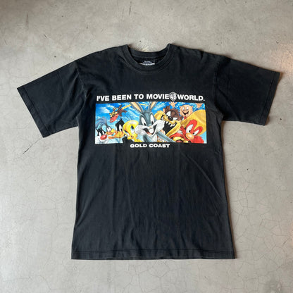 Vtg Warner Bros Movie World Tee