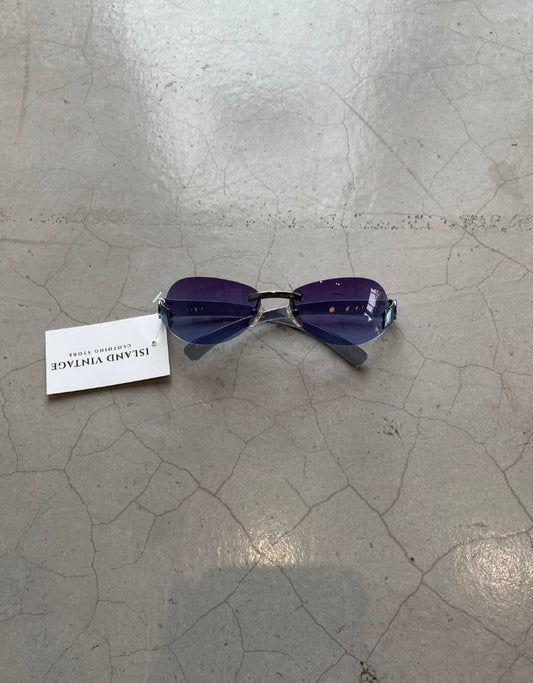 Vintage 90s Chanel Two Tone Sunglasses