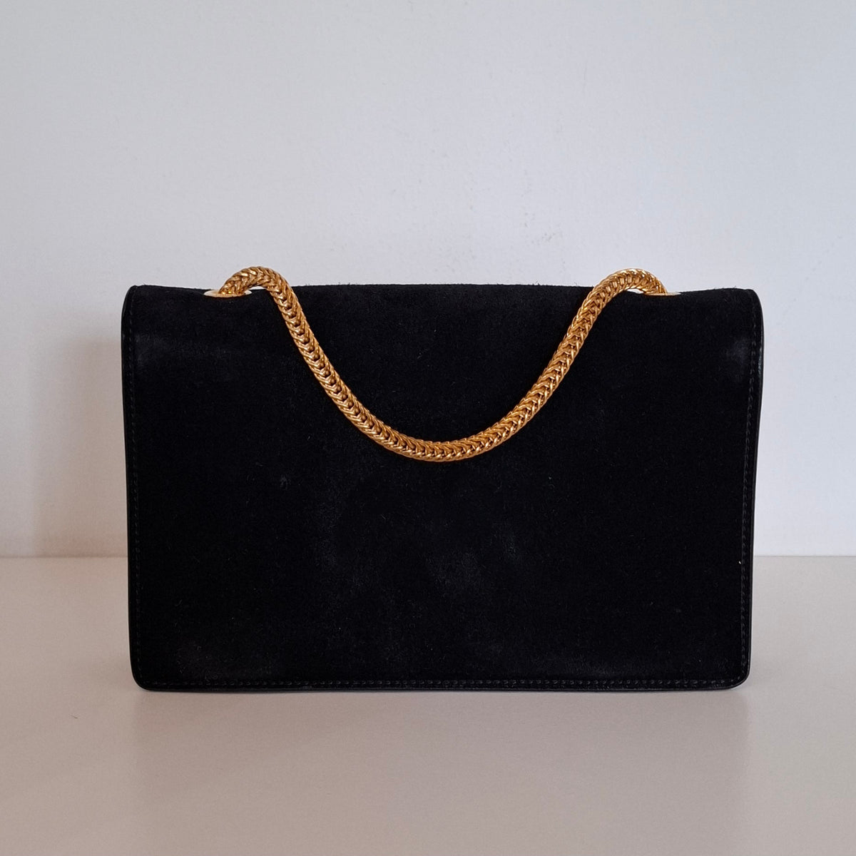 Saint Laurent Betty Chain Suede Crossbody Bag