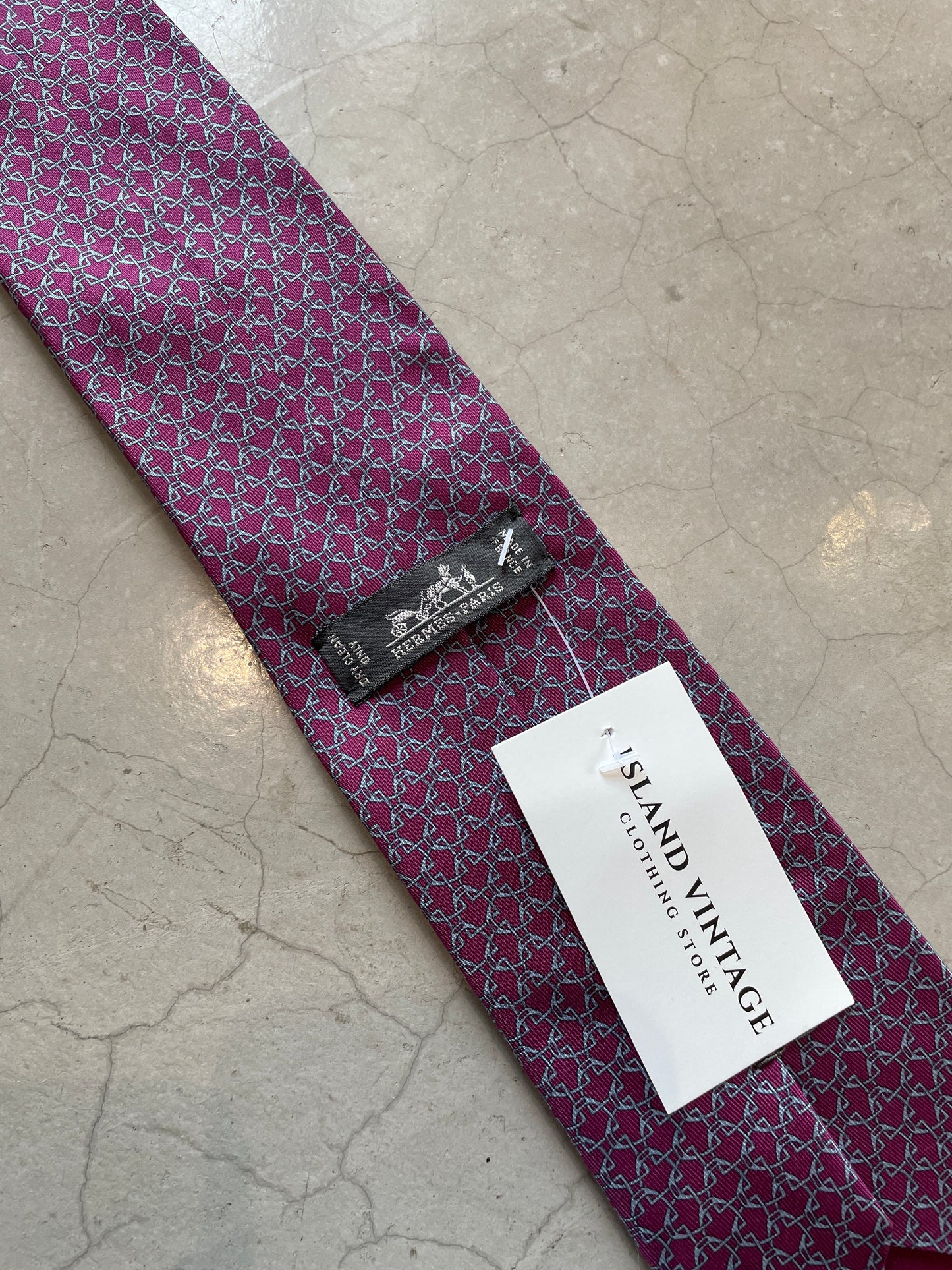 Vtg Hermes Paris Necktie