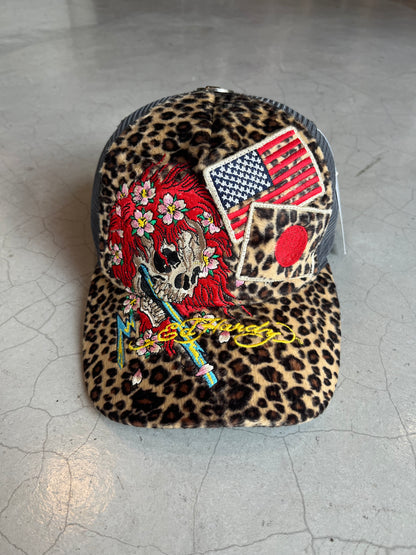 Ed Hardy Cheetah Print Hat