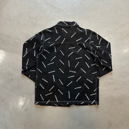 Supreme Denim Logo Chore Coat