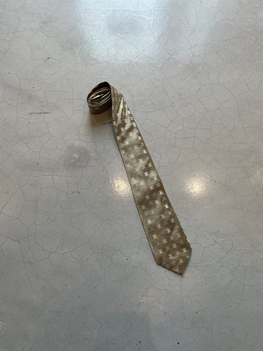 Vtg Celine Monogram Tie