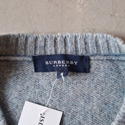 Vtg Burberry London Wool Vest