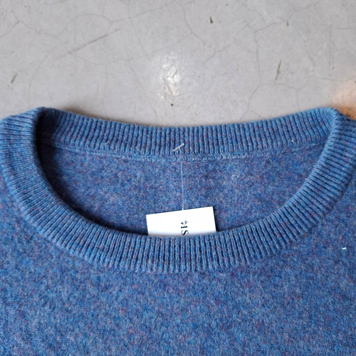 Vtg Burberry London Wool Sweater (Blue)