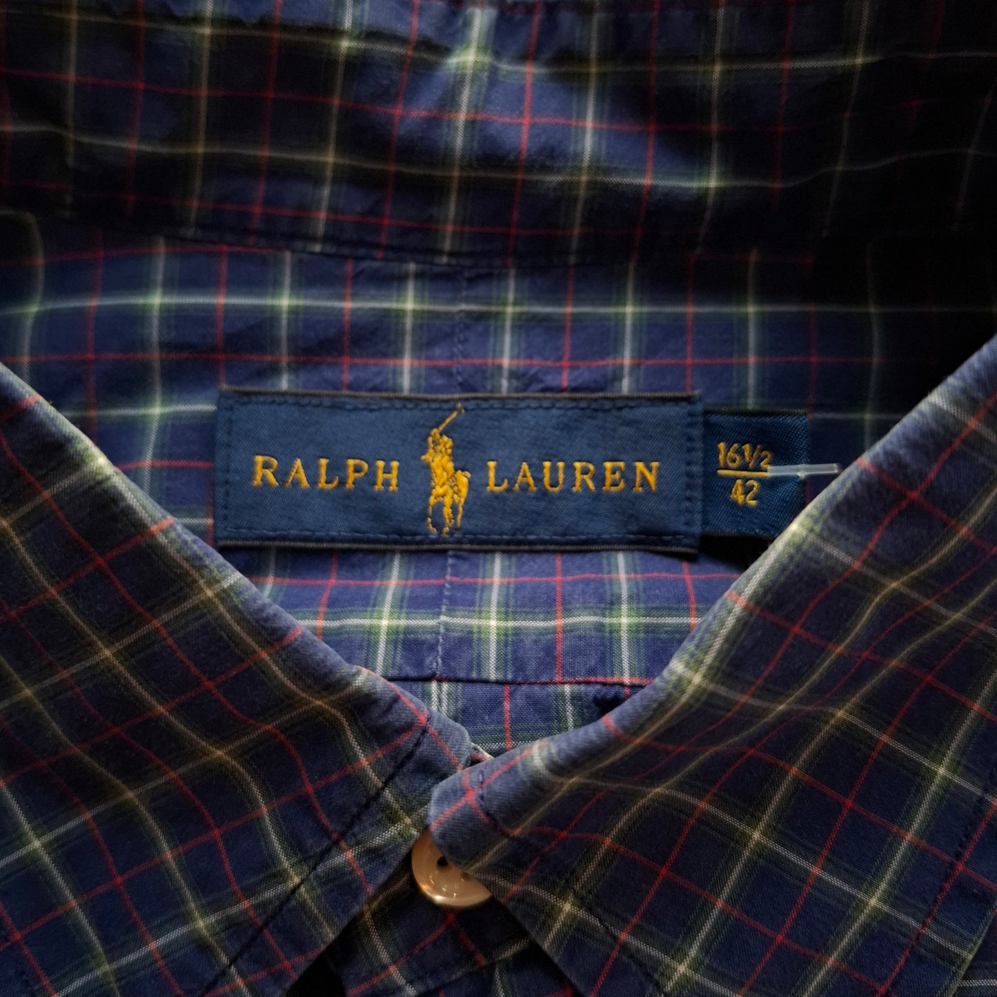 Polo Ralph Lauren Button-up Navy Blue Shirt