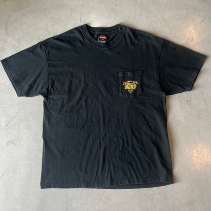 Vtg 2003 Harley Davidson Bahrain Pocket Tee