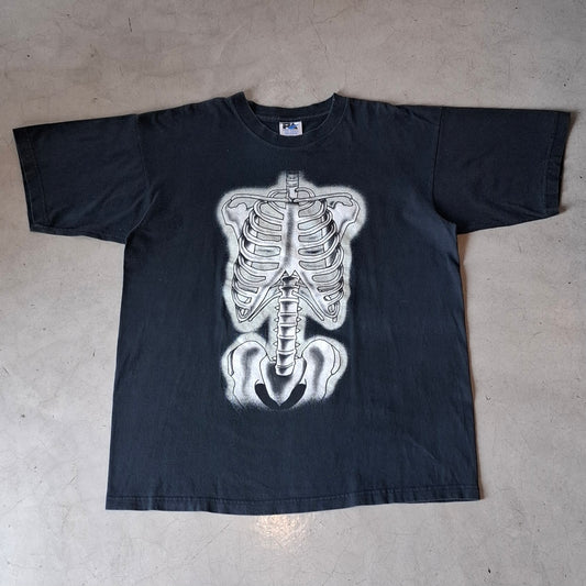 Vtg Skeleton Xray Tee